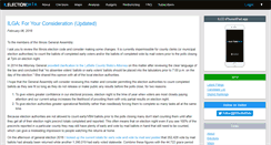 Desktop Screenshot of illinoiselectiondata.com